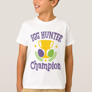 T-shirt Champion du chasseur d'oeufs Vacances de Pâques