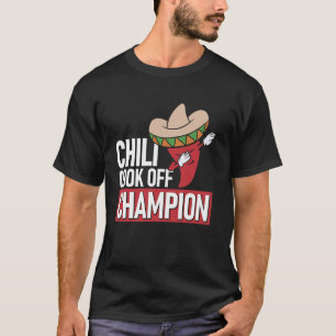 T-shirt Champion du concours de chili Dab Pepper amuseur p