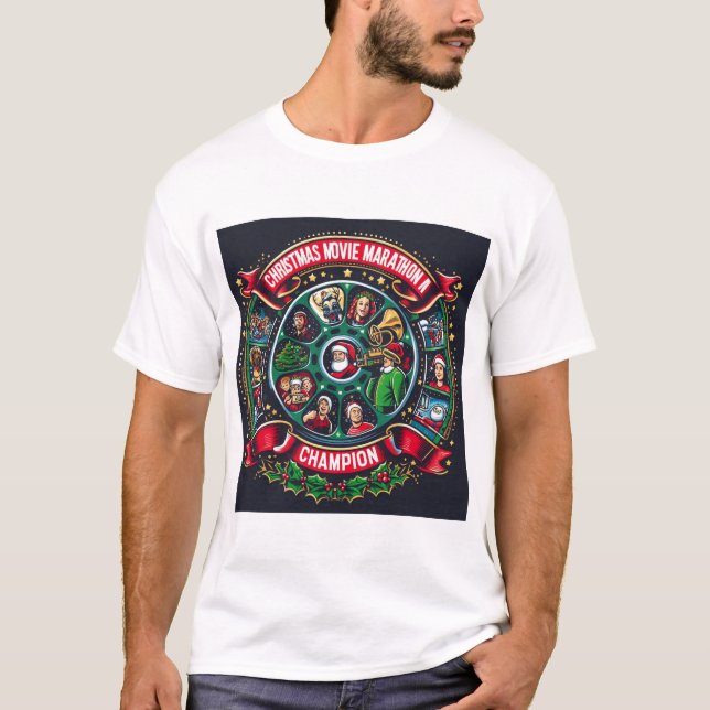 T-shirt Champion du Marathon de Noël (Devant)