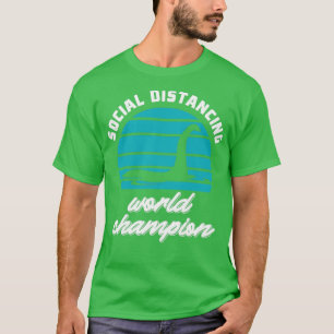 T-shirt Champion du Monde de la Distance Sociale