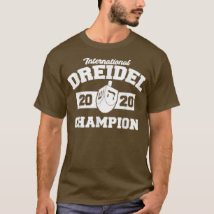 T-shirt Champion international Dreidel 2020 Funny Hanoukka