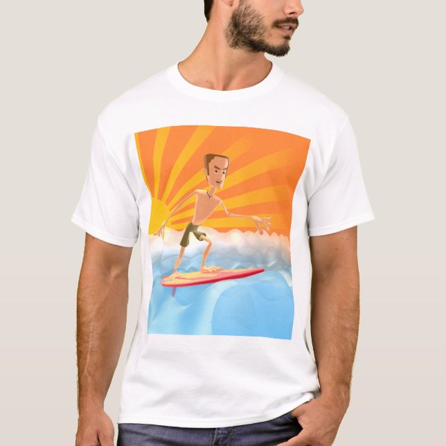 T-shirt Champion junior de surf du monde (Devant)