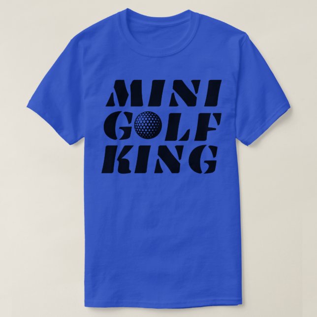 T-shirt Champion Minigolf King Minigolfer (Design devant)