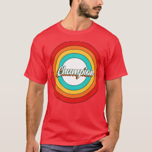 T-shirt Champion Nom Chemise Vintage Champion Circle