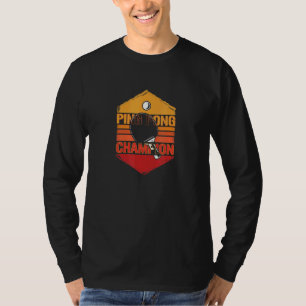 T-shirt Champion Ping Pong Tennis De Table Sports