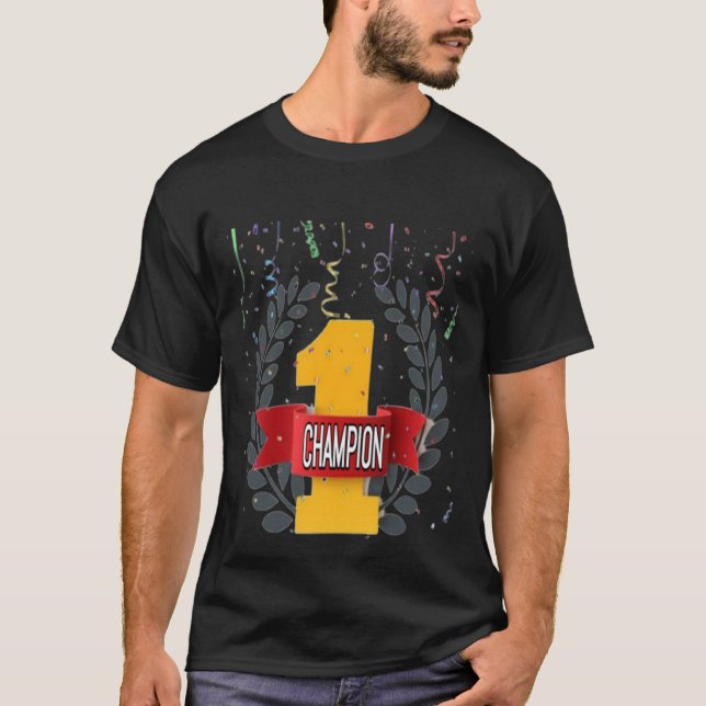 T-SHIRT CHAMPION SPARK PLUG CHAMPION GAGNANT (Devant)