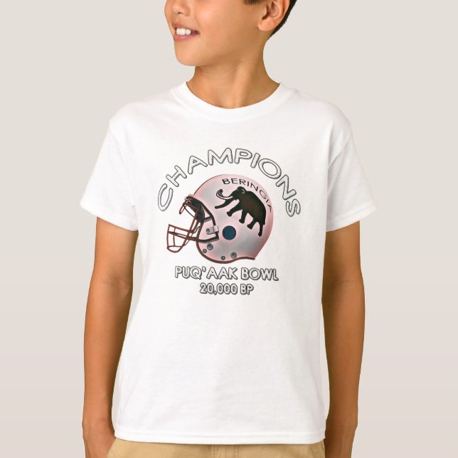 T-shirt Championnat de bol de l'Université de Beringia Puq (Devant)