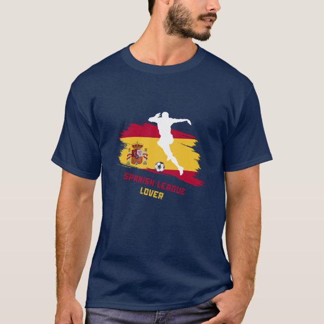 T-shirt Championnat d'Espagne de football (Devant)
