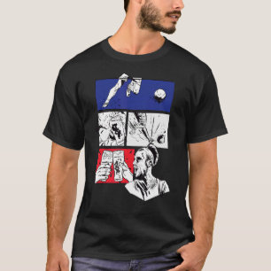 T-shirt Championnat d'Europe Drapeau Français Passion