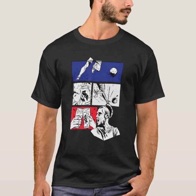 T-shirt Championnat d'Europe Drapeau Français Passion (Devant)