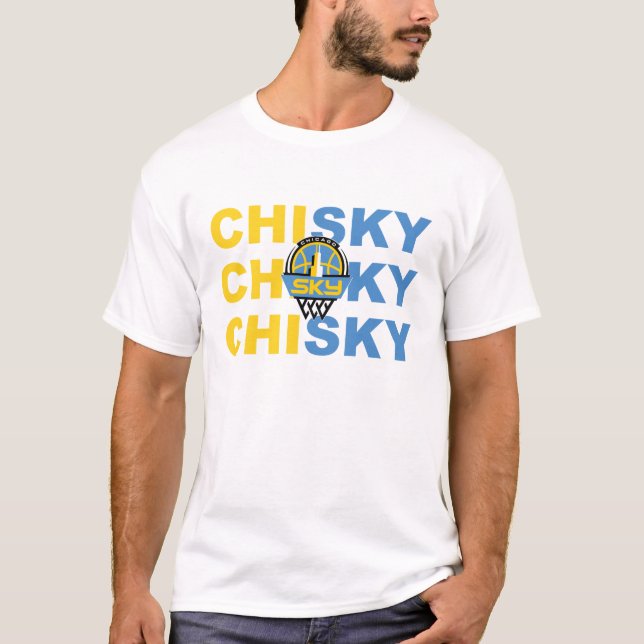 T-shirt Championnat du ciel de Chicago 2021, cool & Drôle  (Devant)