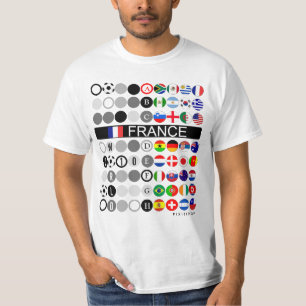 T-shirt Championnat du monde de France de football 2010 Gr
