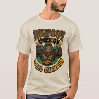 T-shirt championne Bigfoot Hide & Search