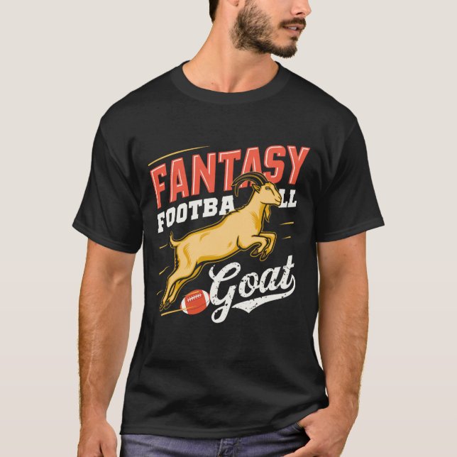 T-shirt Championne de football Imaginaire de chèvre T-shir (Devant)