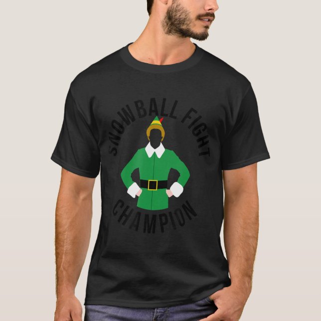 T-shirt Championne de la lutte Elf Snowball Champion de No (Devant)