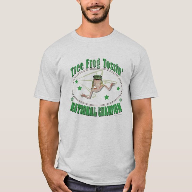 T-shirt championne nationale de la grenouille des  (Devant)
