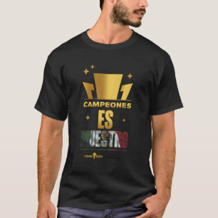 T-shirt Champions De La Coupe D'Or Du Mexique