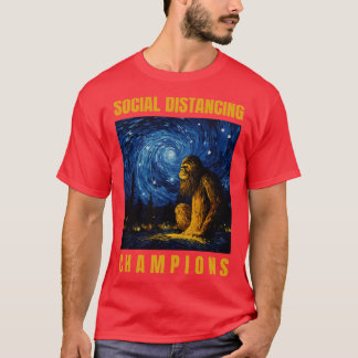 T-shirt Champions de la distanciation sociale