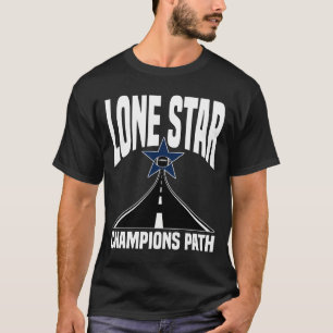 T-SHIRT CHAMPIONS DE L'ÉTOILE SOLITAIRE CHEMIN - FOOTBALL 