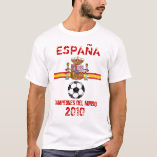T-shirt Champions du monde de l'Espagne