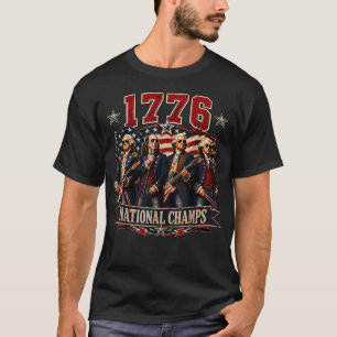 T-shirt Champions nationaux de 1776 Pères fondateurs d'Amé