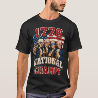 T-shirt Champions nationaux drôles patriotiques d'Amérique