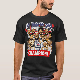 T-shirt Champions Usa Basketbal 2024