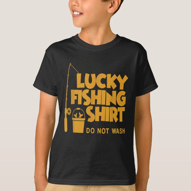 T-shirt Chance Chemise De Pêche Ne Pas Laver (Devant)