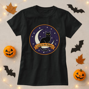 T-shirt Chance dans l'ombre Chemise; Halloween Chat Noir