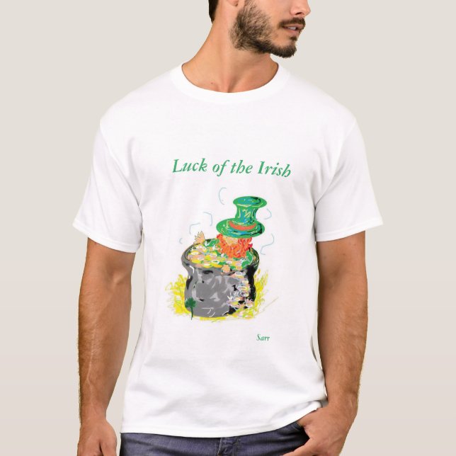 T-shirt Chance de l'irlandais / Leprechaun (Devant)
