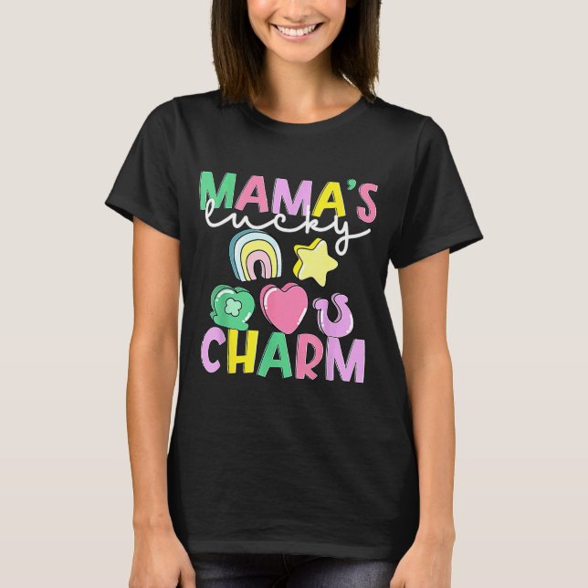 T-shirt Chance de maman Patrick Charm Retro St Patrick's D (Devant)