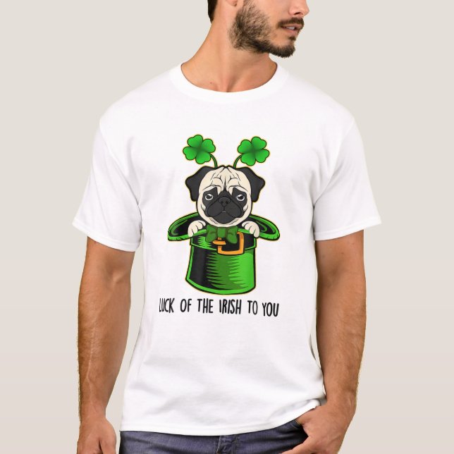 T-shirt Chance Des Irlandais À Vous Carlin Chien (Devant)