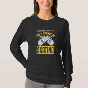 T-shirt Chance Sur Skate Week-end 100% Skateboard