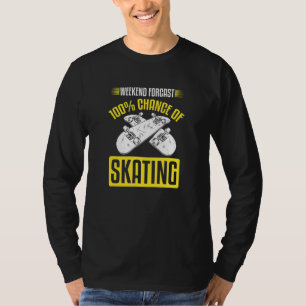 T-shirt Chance Sur Skate Week-end 100% Skateboard