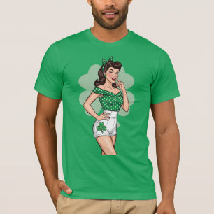 T-shirt Chanceuse Rétro Glamour