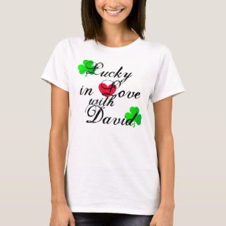 T-shirt Chanceux dans l'amour