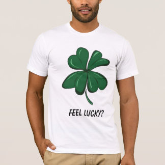 T-shirt chanceux de sensation