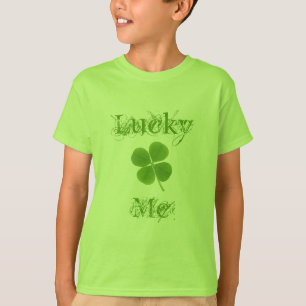T-shirt Chanceux je pièce en t d'enfants