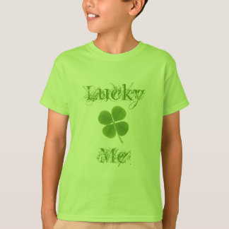 T-shirt Chanceux je pièce en t d'enfants