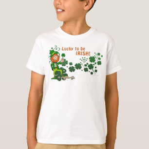 T-shirt Chanceux pour être chemise d'enfants d'Irlandais