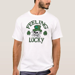 T-shirt chanceux se sentant