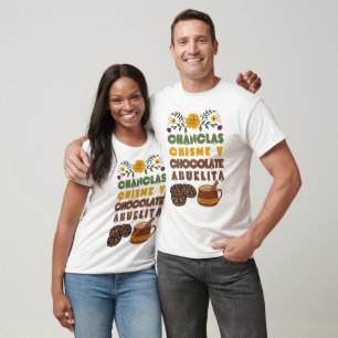 T-shirt Chanclas Chisme y Chocolat Abuelita Chemise espagn