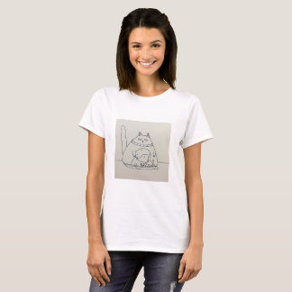 T-shirt Chandail de chandail de vieille Madame chat