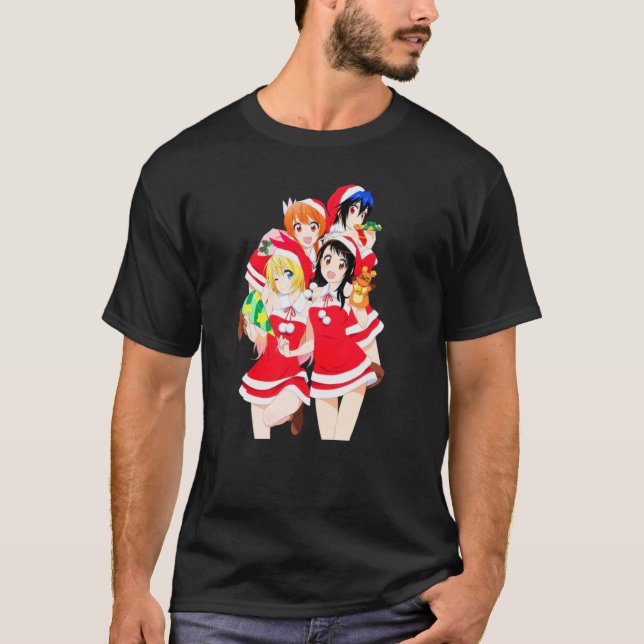 T-shirt Chandail de noël Anime rikka Classic T-Shir (Devant)