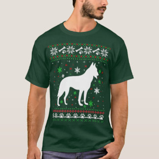 T-shirt Chandail de Noël moche chien