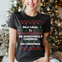 Chandail de Noël moche, très drôle