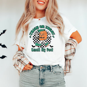 T-shirt Chandail d'Halloween ou traiter l'odeur Mes pieds 
