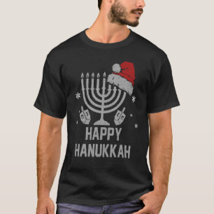 T-shirt Chandail drôle et moche Hanoukka Happy Hanoukka 20