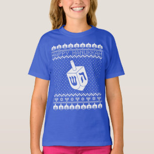 T-shirt Chandail laid de Hanoukka
