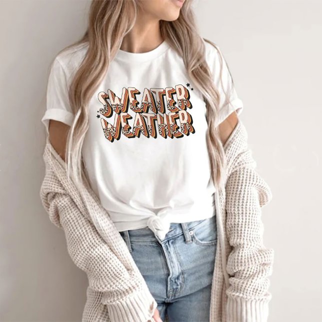 T-shirt Chandail météo automne (Créateur téléchargé)